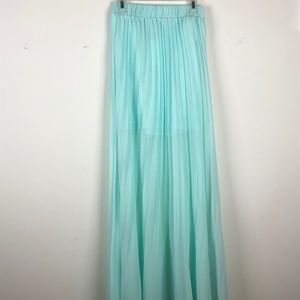 H&M Aqua Long Skirt